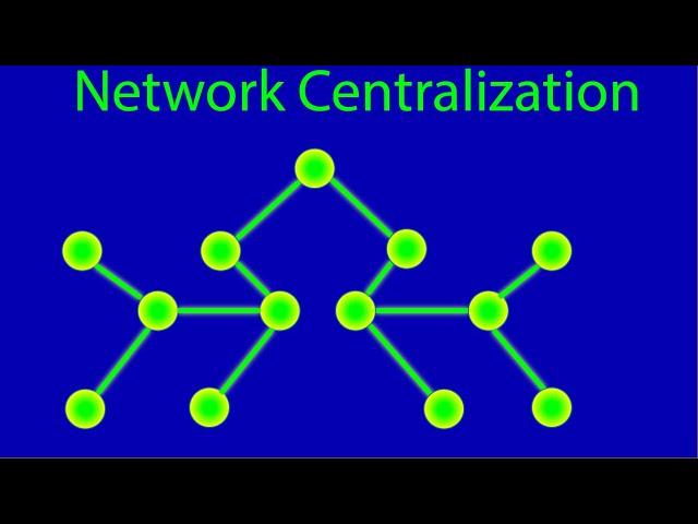 What is Network Centralization? [Graph Theory Tutorial]