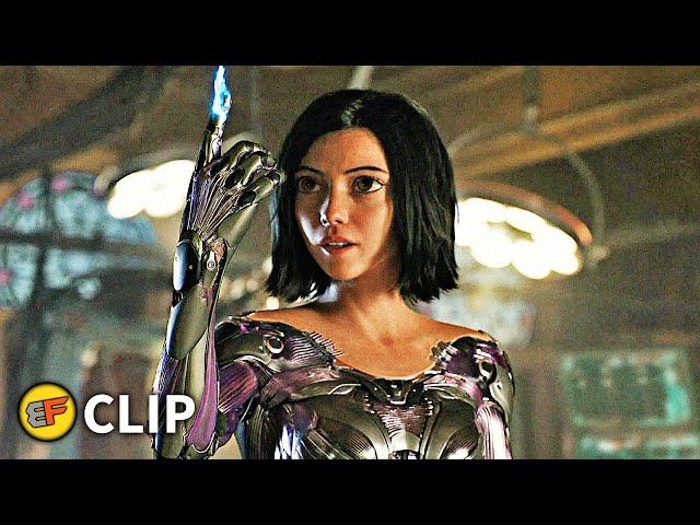 Alita's New Berserker Body Scene | Alita Battle Angel (2019) Movie Clip HD 4K