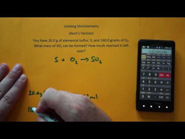 Stoichiometry Simplified -Limiting Reagent (Kent Ex. 1)