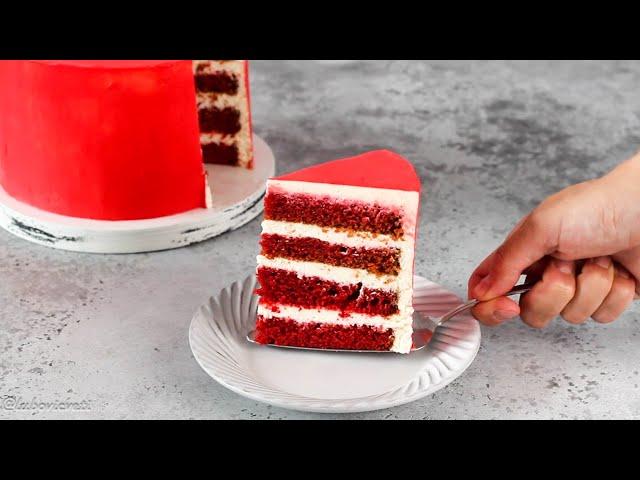 По вашим просьбам Торт КРАСНЫЙ БАРХАТ/ подробный РЕЦЕПТ Red Velvet Cake