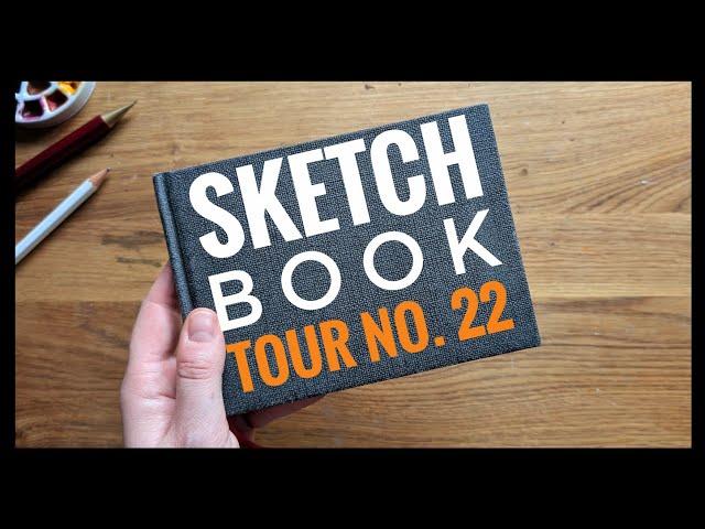 new SKETCHBOOK TOUR - I'll show you my sketchbook No. 22 (April - December 2024)