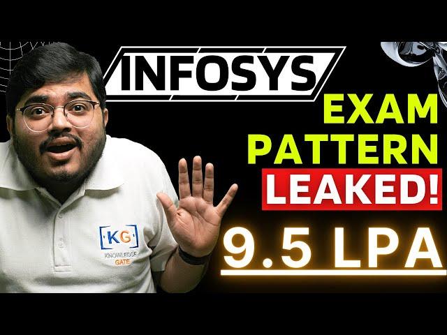 Infosys Exam Pattern Leaked | 9.5 Lakh Salary | Specialist Programmer & Digital Specialist Engineer