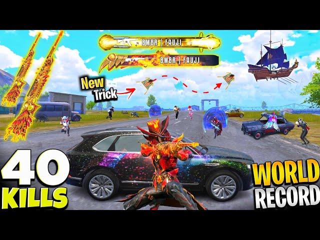 HIGHEST 40 SOLO FINISHES WORLD RECORD GAMEPLAY in BGMI 3.1 UPDATE  NEW RECORD - BGMI NEW UPDATE