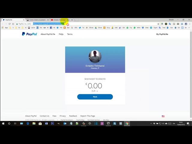 Come aggiungere al Canale Youtube il pulsante Paypal me per le donazioni