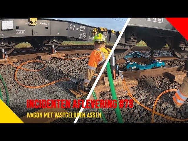 Wagon met vastgelopen assen - Incidentenbestrijders #78