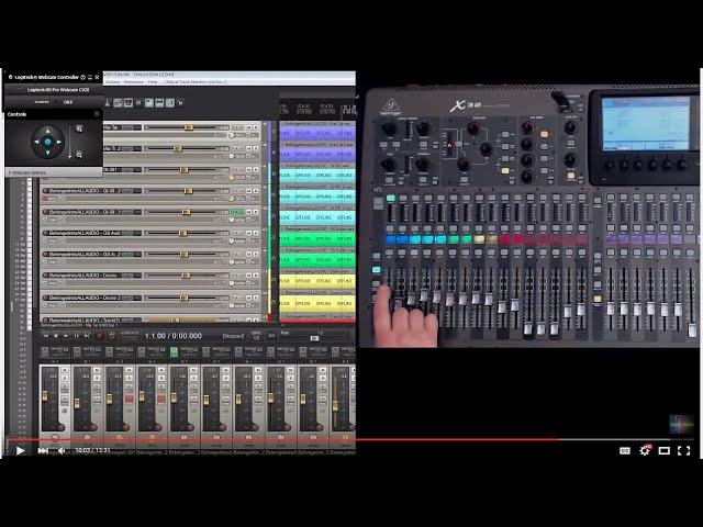 Using your Behringer X32 as a Control Surface for Reaper