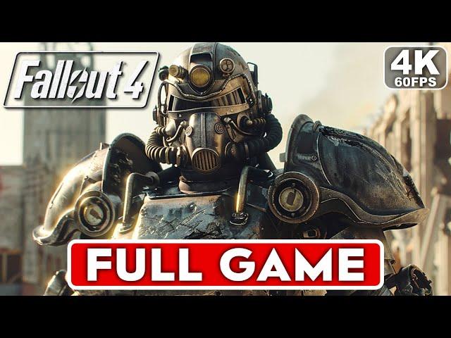 FALLOUT 4 Gameplay Walkthrough FULL GAME [4K 60FPS PC ULTRA] - No Commentary