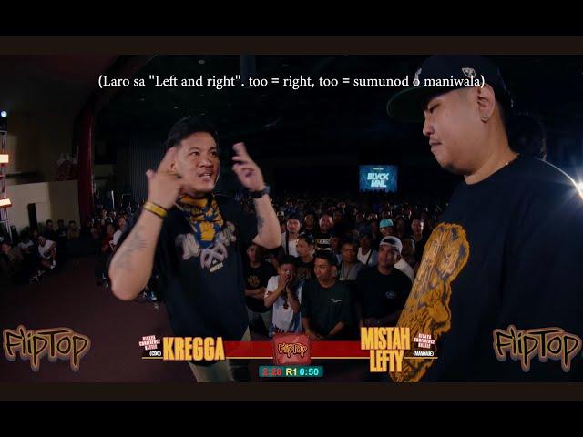 FlipTop - Kregga vs Mistah Lefty | Bisaya Battle