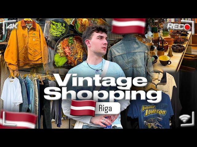 CRAZY VINTAGE STEALS/PIECES XXL VINTAGE SHOPPING in RIGA️ CARHARTT, Nascar, Dickies, uvm. davdhe