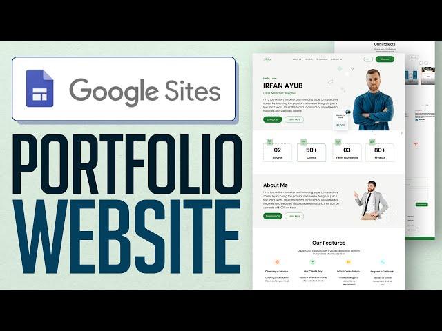 How to Use Google Sites to Make a Portfolio 2024 (Step by Step)