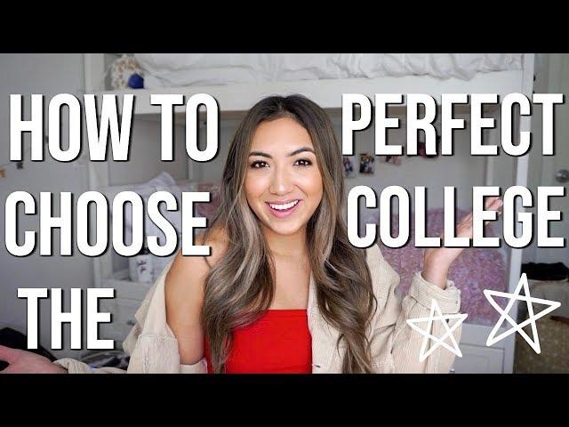 HOW TO CHOOSE YOUR COLLEGE!! // TIPS + ADVICE!!