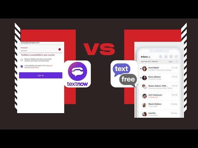 Textnow vs Textfree | Sign Up Problem Fix | Free Virtual Number