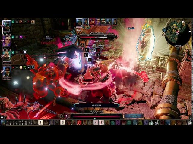 Divinity: Original Sin 2 Definitive Edition - Dwarven Queen Justinia fight