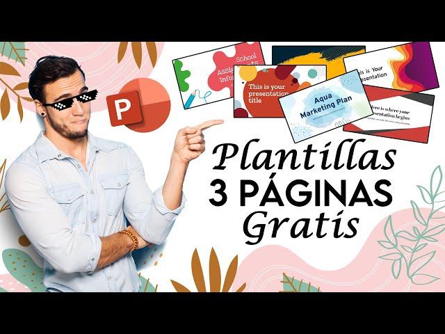 Las MEJORES Plantillas para PowerPoint - 3 paginas profesionales