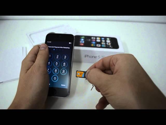 Как вставить симку в iPhone / How to Insert a SIM Card into iPhone
