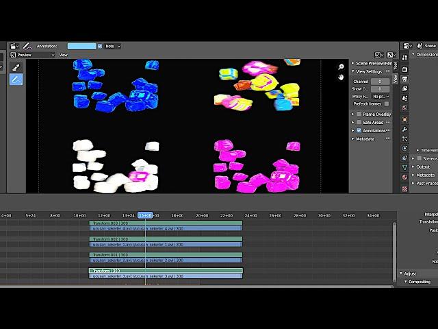 Blender 2.83beta  Video Sequence Editor Bölüm-1