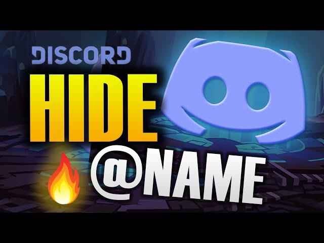 HOW TO MAKE YOUR NAME INVISIBLE IN DISCORD (BLANK DISCORD NAME)