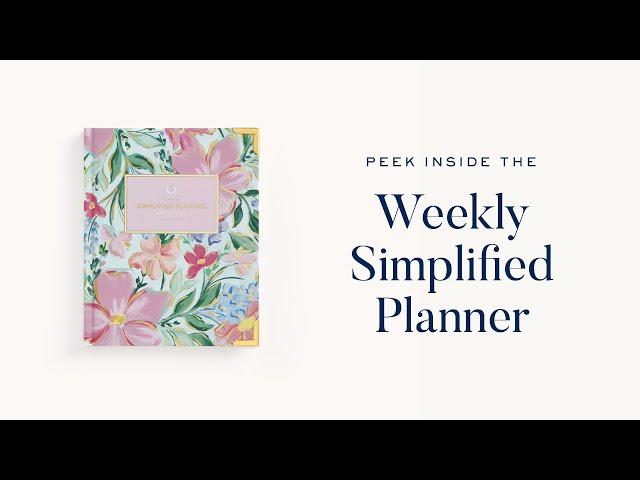 Peek Inside the 2023-2024 Weekly Simplified Planner | Simplified® by Emily Ley