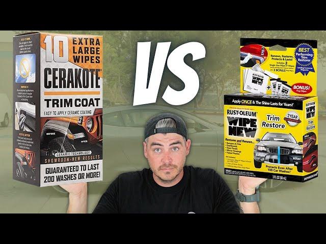 Cerakote vs Wipe New Black Trim Restore | Best Plastic Trim Restorer