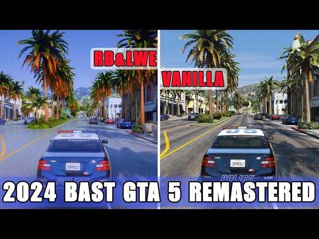 GTA 5: Vanilla vs RB & LWE - Side by Side Comparison [4K/60fps] On RTX3070ti