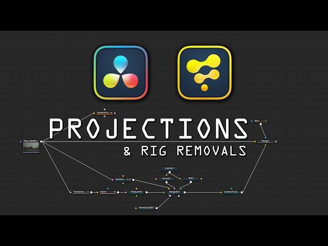 Rig Removals with Projections in Resolve and Fusion