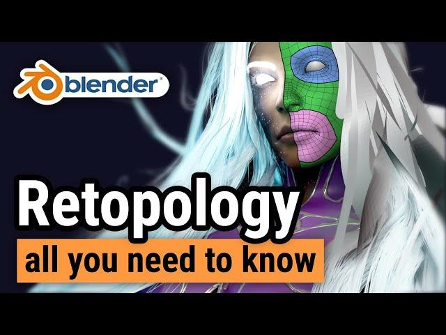 Retopology in Blender Tutorial - a guide to retopologize everything