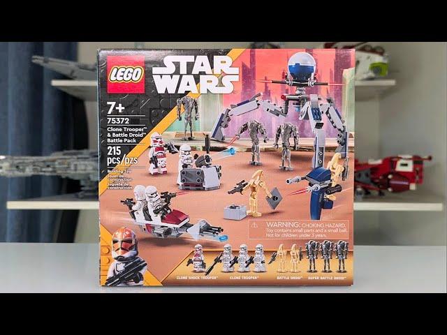 Clone Trooper and Battle Droid Battle Pack LEGO Star Wars Set Review