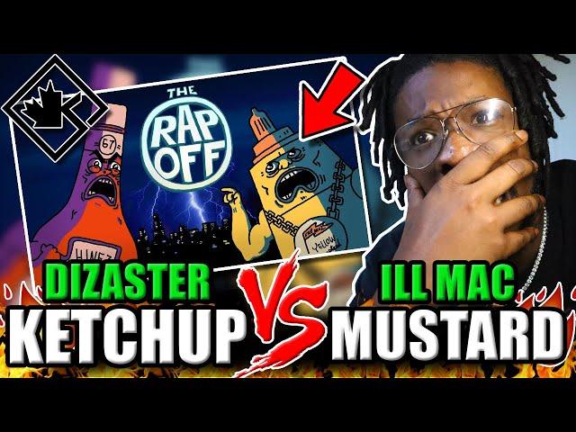 Ketchup vs Mustard Rap Battle (ft. Dizaster vs Illmac) | RapOff.TV Ep1 (REACTON!)