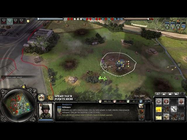 Coh 2 Wikinger Mod - riflemen moment