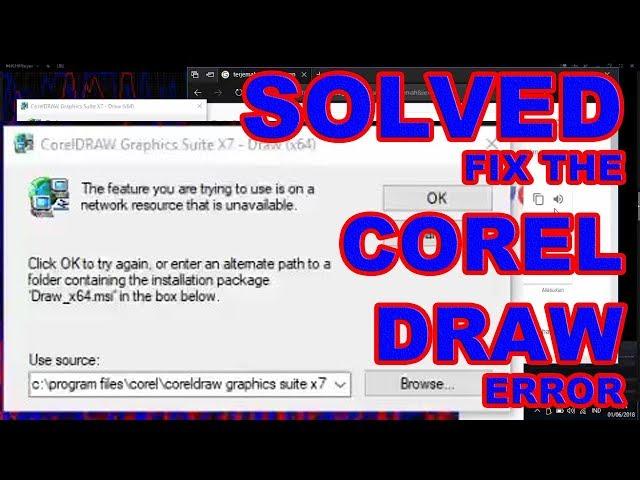 SOLVED - How to fix Corel Draw Error after uninstalling