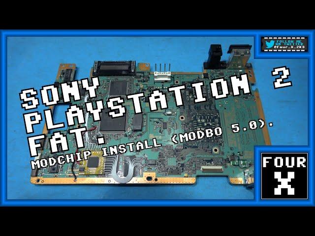 Sony PlayStation 2 Fat - ModChip Install (Modbo 5.0).