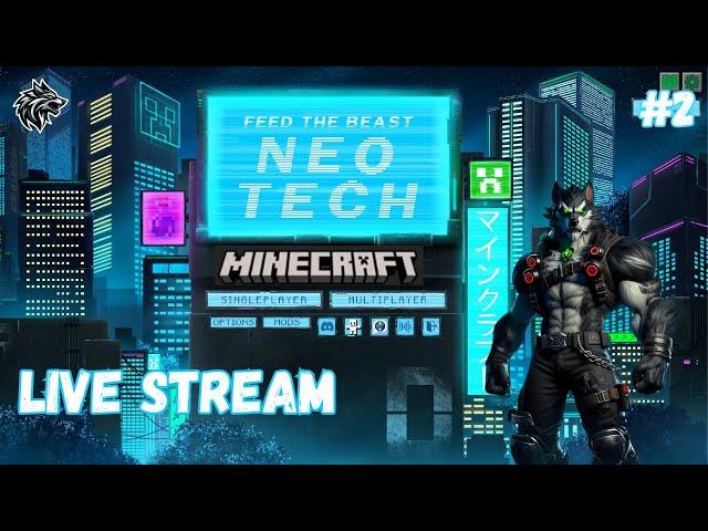 Caveman Goes Tech | FTB NeoTech Mod Pack for Minecraft | Live