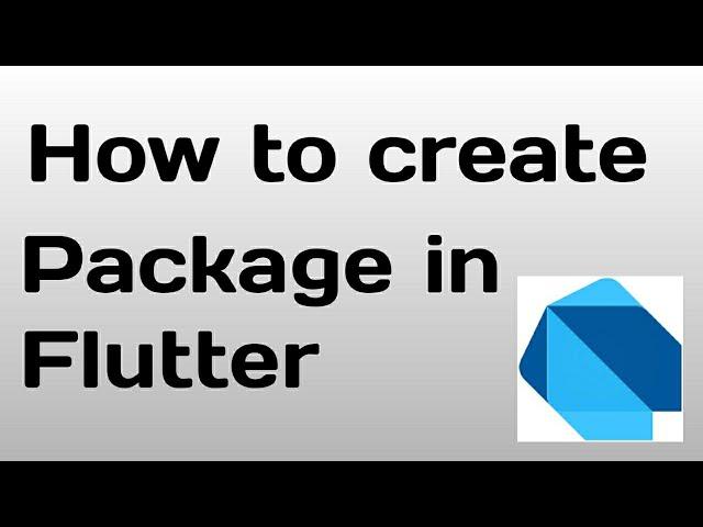 how to create package in flutter |how to make packages in flutter |flutter tutorial |IT Project