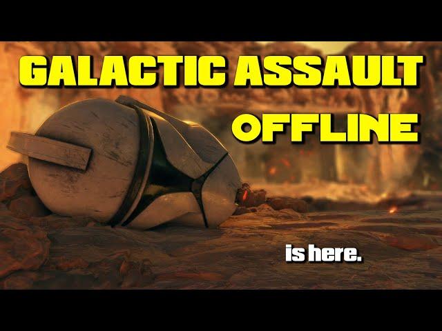 GALACTIC ASSAULT is FINALLY playable OFFLINE in Star Wars Battlefront 2