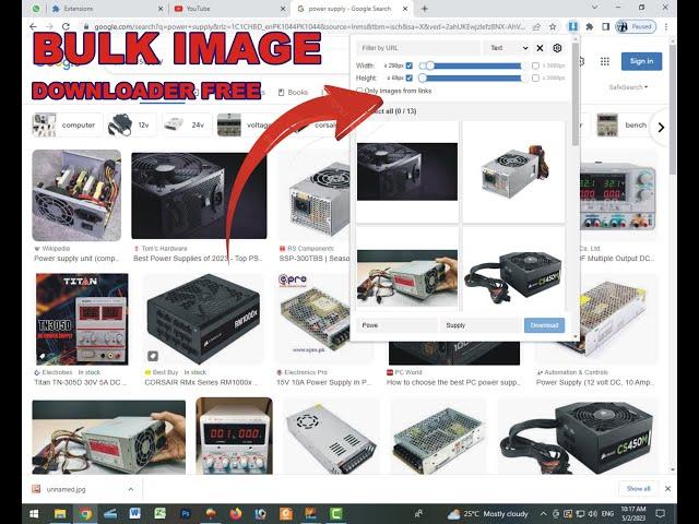 Bulk Image Downloader I All Image Download with One Tab