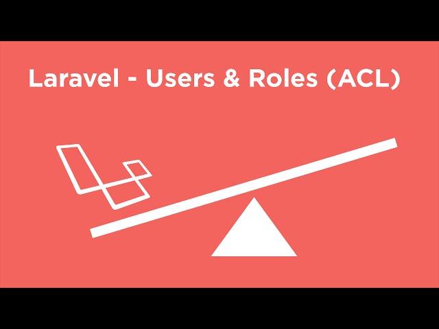 Laravel Tutorial - ACL (User Roles) - #3 Middleware