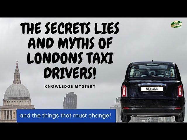 The secrets and lies to becoming a London Taxi Driver