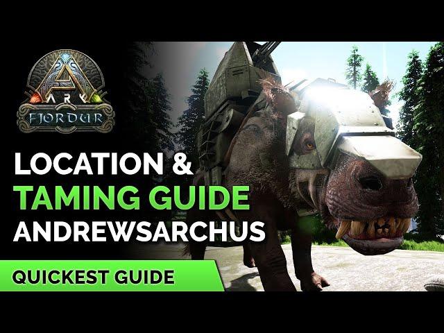 Andrewsarchus Location and Taming Guide | Ark Fjordur