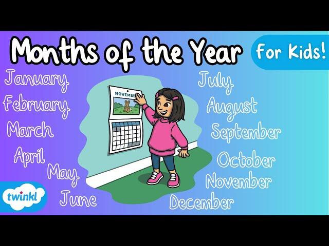 Months of the Year Vocabulary | Months in English