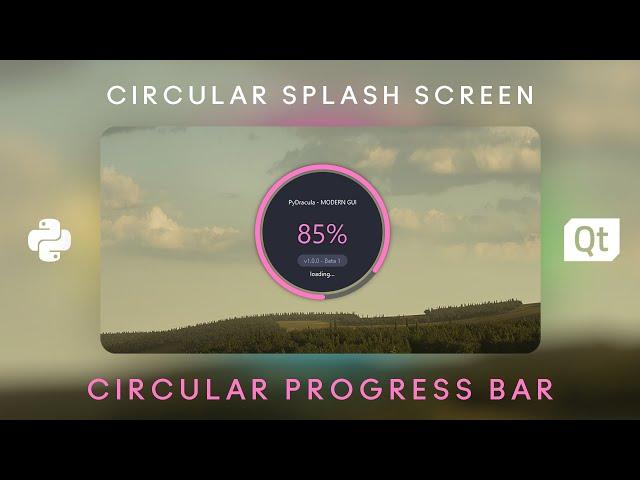 TUTORIAL - Circular Splash Screen - [ MODERN GUI - Qt Designer / Python / PySide6 ] PART 2