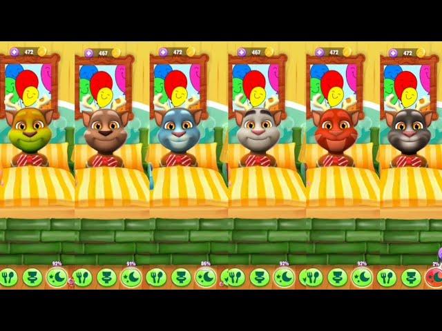 Tom 6 Colors My Talking Tom 2 Vs My Talking Tom 2 | Rainbow Color