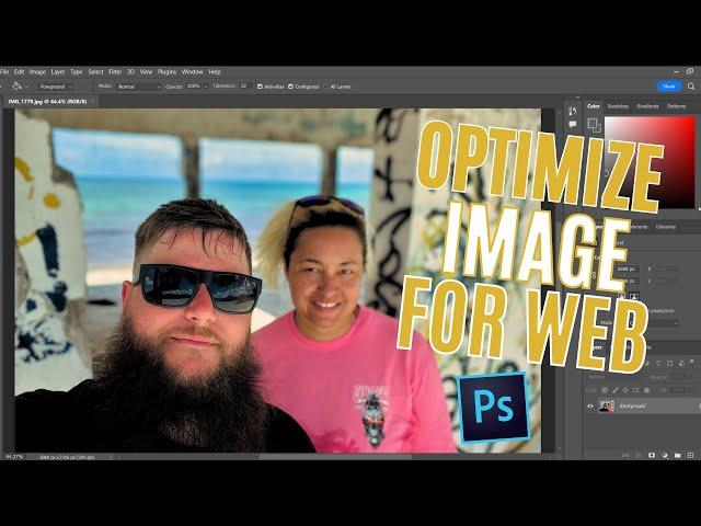 How To Optimize Images For Web - Photoshop Tutorial