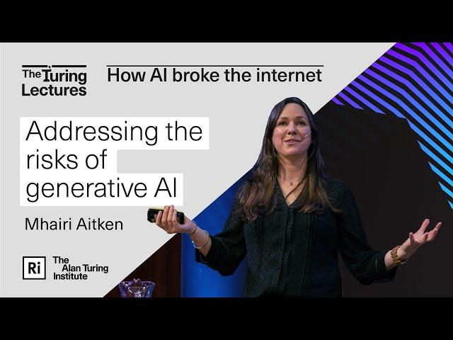 The Turing Lectures: Addressing the risks of generative AI