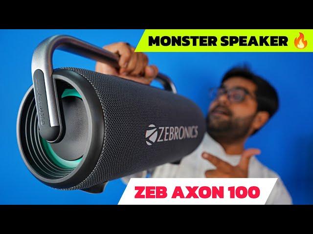 I Tried this MONSTER SPEAKER  Zebronics Zeb Axon 100 Bluetooth Speaker with 90W Output 