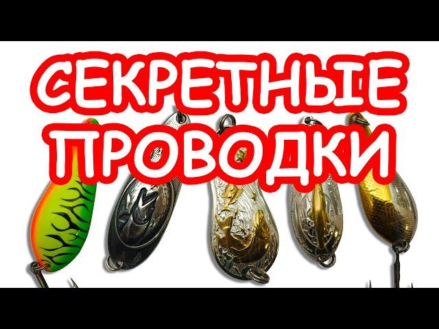 Секретные проводки блесен. Ловля щуки на блесну