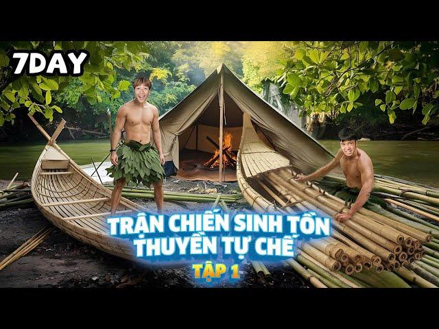 PHD | 10 Ngày Sinh Tồn Trên Thuyền Tự Chế Giữa Mùa Đông Giá Rét | Tập 1 | Survival on Homemade Boat