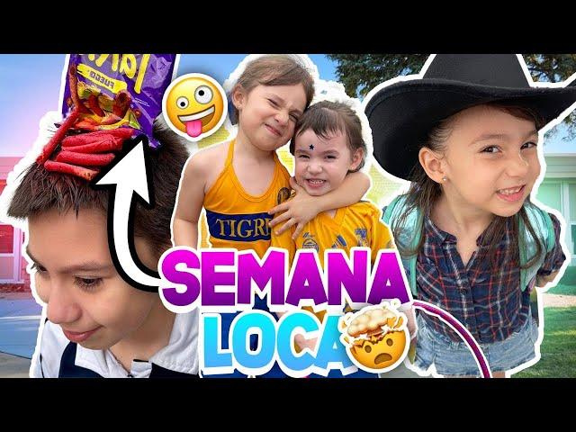 VEAN el PEINADO DE AMANDA  | SEMANA LOCA de LOS MOLINA en la ESCUELA