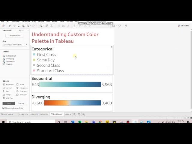 How to Create a Custom Color Palette in Tableau?