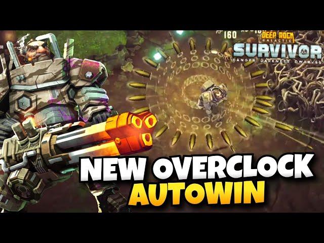 New Overclock Makes Autocannon Even More OP | Deep Rock Galactic: Survivor