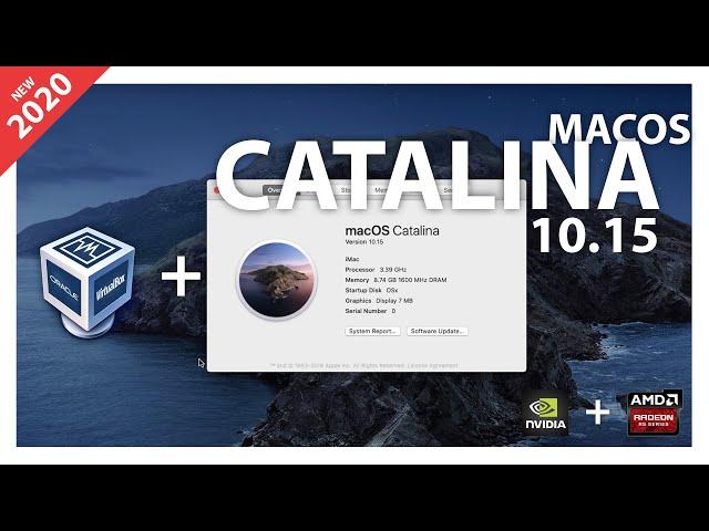 How to Install macOS Catalina on VirtualBox + Download Link | AMD-2600 | GTX1070Ti | Work (2020) v.2